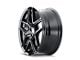 Touren TR79 Gloss Black 6-Lug Wheel; 22x9.5; 30mm Offset (99-06 Sierra 1500)