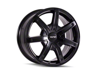 Touren TR65 Gloss Black 6-Lug Wheel; 17x7.5; 30mm Offset (15-22 Canyon)