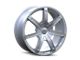 Touren TR65 Gloss Silver 6-Lug Wheel; 18x8; 30mm Offset (15-22 Canyon)