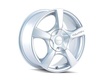 Touren TR9 Gloss Hyper Silver 6-Lug Wheel; 18x8; 40mm Offset (15-22 Canyon)