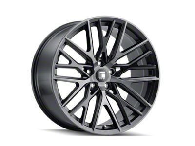 Touren TR91 Matte Black Brushed with Dark 6-Lug Wheel; 20x9; 30mm Offset (15-22 Canyon)