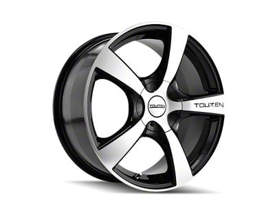 Touren TR9 Gloss Black Machined 6-Lug Wheel; 18x8; 40mm Offset (15-22 Colorado)