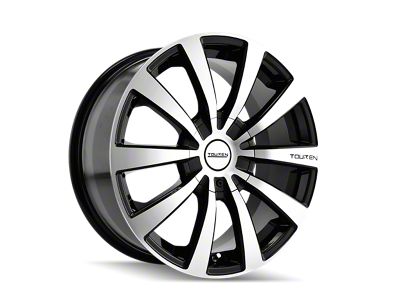 Touren TR3 Gloss Black Machined 5-Lug Wheel; 18x8; 20mm Offset (87-90 Dakota)