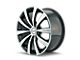 Touren TR3 Gloss Black Machined 5-Lug Wheel; 18x8; 20mm Offset (87-90 Dakota)