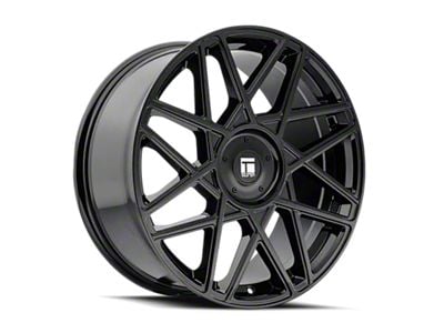 Touren TR66 Gloss Black 5-Lug Wheel; 18x8; 35mm Offset (87-90 Dakota)