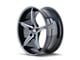 Touren TR70 Gloss Black Milled 5-Lug Wheel; 20x8.5; 35mm Offset (87-90 Dakota)