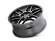 Touren TR74 Matte Black 5-Lug Wheel; 17x8; 40mm Offset (87-90 Dakota)