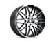 Touren TR75 Matte Black Brushed with Dark 5-Lug Wheel; 18x8; 40mm Offset (87-90 Dakota)