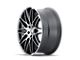 Touren TR75 Matte Black Brushed with Dark 5-Lug Wheel; 19x9.5; 38mm Offset (87-90 Dakota)