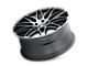 Touren TR75 Matte Black Brushed with Dark 5-Lug Wheel; 19x9.5; 38mm Offset (87-90 Dakota)