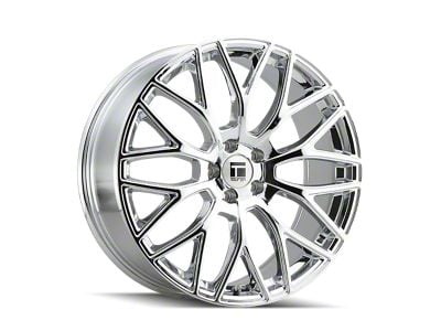 Touren TR76 Chrome 5-Lug Wheel; 18x8; 35mm Offset (87-90 Dakota)