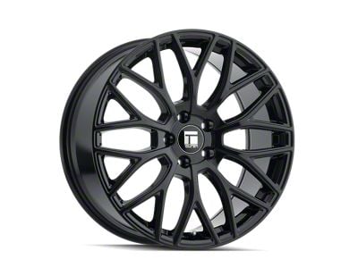 Touren TR76 Gloss Black 5-Lug Wheel; 17x8; 35mm Offset (87-90 Dakota)