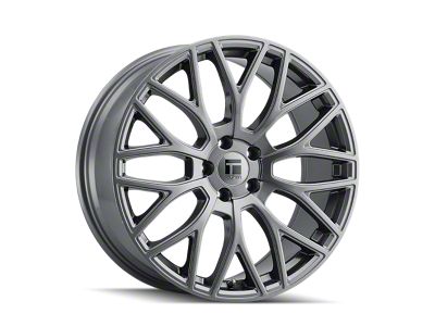 Touren TR76 Gloss Graphite 5-Lug Wheel; 17x8; 35mm Offset (87-90 Dakota)