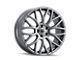 Touren TR76 Gloss Graphite 5-Lug Wheel; 19x8.5; 35mm Offset (87-90 Dakota)