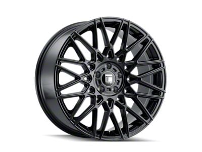 Touren TR78 Gloss Black 5-Lug Wheel; 18x8; 40mm Offset (87-90 Dakota)