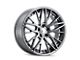 Touren TR93 Gloss Graphite 5-Lug Wheel; 18x8; 35mm Offset (87-90 Dakota)