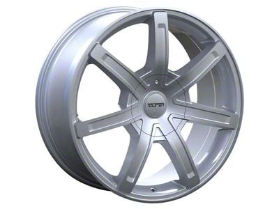 Touren TR65 Silver 6-Lug Wheel; 17x7.5; 20mm Offset (14-18 Sierra 1500)