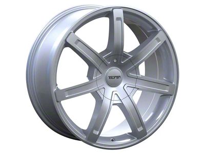Touren TR65 Silver 6-Lug Wheel; 18x8; 20mm Offset (19-24 Sierra 1500)