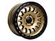 Tremor Wheels 104 Aftershock Gloss Gold with Gloss Black Lip 6-Lug Wheel; 17x8.5; 0mm Offset (24-25 Ranger)