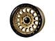 Tremor Wheels 104 Aftershock Gloss Gold with Gloss Black Lip 6-Lug Wheel; 17x8.5; 0mm Offset (24-25 Ranger)