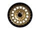 Tremor Wheels 104 Aftershock Gloss Gold with Gloss Black Lip 6-Lug Wheel; 17x8.5; 0mm Offset (24-25 Ranger)