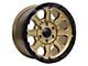 Tremor Wheels 103 Impact Gloss Gold with Gloss Black Lip 6-Lug Wheel; 17x8.5; 0mm Offset (04-08 F-150)