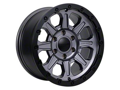 Tremor Wheels 103 Impact Graphite Grey with Black Lip 6-Lug Wheel; 17x8.5; 0mm Offset (04-08 F-150)