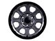 Tremor Wheels 103 Impact Graphite Grey with Black Lip 6-Lug Wheel; 17x8.5; 0mm Offset (04-08 F-150)
