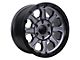 Tremor Wheels 103 Impact Graphite Grey with Black Lip 6-Lug Wheel; 20x9; 0mm Offset (04-08 F-150)