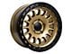 Tremor Wheels 104 Aftershock Gloss Gold with Gloss Black Lip 6-Lug Wheel; 17x8.5; 0mm Offset (04-08 F-150)