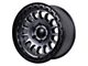 Tremor Wheels 104 Aftershock Graphite Grey with Black Lip 6-Lug Wheel; 17x8.5; 0mm Offset (04-08 F-150)