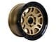 Tremor Wheels 105 Shaker Gloss Gold with Gloss Black Lip 6-Lug Wheel; 17x8.5; 0mm Offset (04-08 F-150)