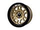 Tremor Wheels 105 Shaker Gloss Gold with Gloss Black Lip 6-Lug Wheel; 20x9; 0mm Offset (04-08 F-150)