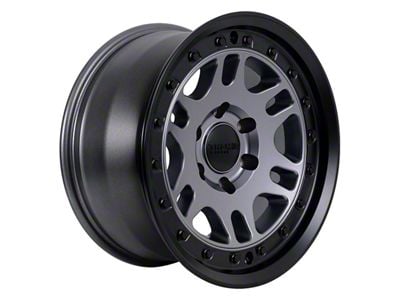 Tremor Wheels 105 Shaker Graphite Grey with Black Lip 6-Lug Wheel; 17x8.5; 0mm Offset (04-08 F-150)