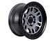 Tremor Wheels 105 Shaker Graphite Grey with Black Lip 6-Lug Wheel; 17x8.5; 0mm Offset (04-08 F-150)