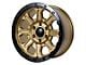 Tremor Wheels 103 Impact Gloss Gold with Gloss Black Lip 6-Lug Wheel; 17x8.5; 0mm Offset (07-13 Sierra 1500)