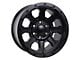 Tremor Wheels 103 Impact Satin Black 6-Lug Wheel; 17x8.5; 0mm Offset (07-13 Sierra 1500)