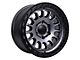 Tremor Wheels 104 Aftershock Graphite Grey with Black Lip 6-Lug Wheel; 17x8.5; 0mm Offset (07-13 Sierra 1500)