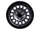 Tremor Wheels 104 Aftershock Graphite Grey with Black Lip 6-Lug Wheel; 17x8.5; 0mm Offset (07-13 Sierra 1500)