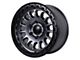 Tremor Wheels 104 Aftershock Graphite Grey with Black Lip 6-Lug Wheel; 20x9; 0mm Offset (07-13 Sierra 1500)