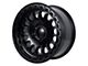 Tremor Wheels 104 Aftershock Satin Black 6-Lug Wheel; 17x8.5; 0mm Offset (07-13 Sierra 1500)