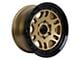 Tremor Wheels 105 Shaker Gloss Gold with Gloss Black Lip 6-Lug Wheel; 17x8.5; 0mm Offset (07-13 Sierra 1500)