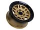 Tremor Wheels 105 Shaker Gloss Gold with Gloss Black Lip 6-Lug Wheel; 17x8.5; 0mm Offset (07-13 Sierra 1500)