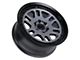 Tremor Wheels 105 Shaker Graphite Grey with Black Lip 6-Lug Wheel; 20x9; 0mm Offset (07-13 Sierra 1500)