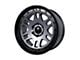 Tremor Wheels 105 Shaker Graphite Grey with Black Lip 6-Lug Wheel; 20x9; 0mm Offset (07-13 Sierra 1500)