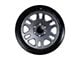 Tremor Wheels 105 Shaker Graphite Grey with Black Lip 6-Lug Wheel; 20x9; 0mm Offset (07-13 Sierra 1500)