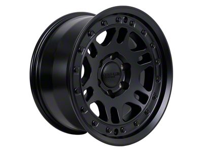 Tremor Wheels 105 Shaker Satin Black 6-Lug Wheel; 17x8.5; 0mm Offset (07-13 Sierra 1500)