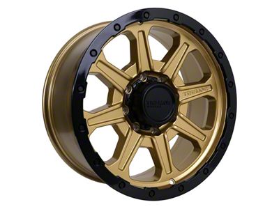 Tremor Wheels 103 Impact Gloss Gold with Gloss Black Lip 8-Lug Wheel; 20x9; 0mm Offset (11-14 Sierra 2500 HD)