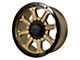 Tremor Wheels 103 Impact Gloss Gold with Gloss Black Lip 8-Lug Wheel; 20x9; 0mm Offset (11-14 Sierra 2500 HD)