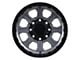 Tremor Wheels 103 Impact Graphite Grey with Black Lip 8-Lug Wheel; 20x9; 0mm Offset (11-14 Sierra 2500 HD)